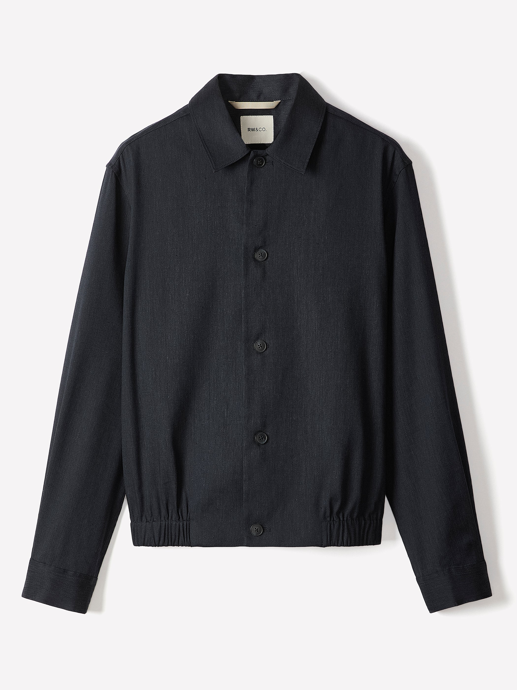 Linen-Blend Milkman Jacket