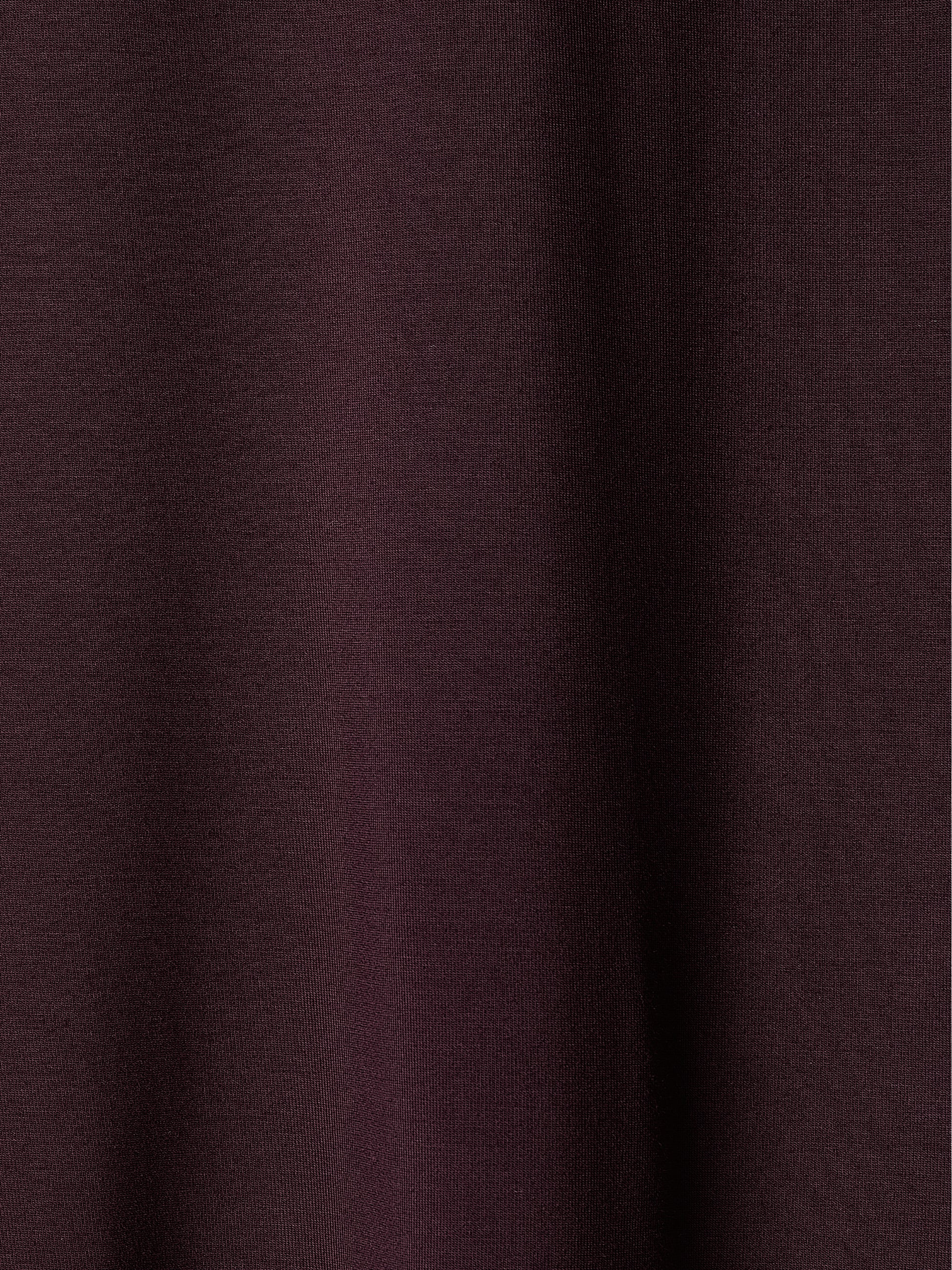 Knit Pullover Fitted Stretch Viscose Mock Neck
