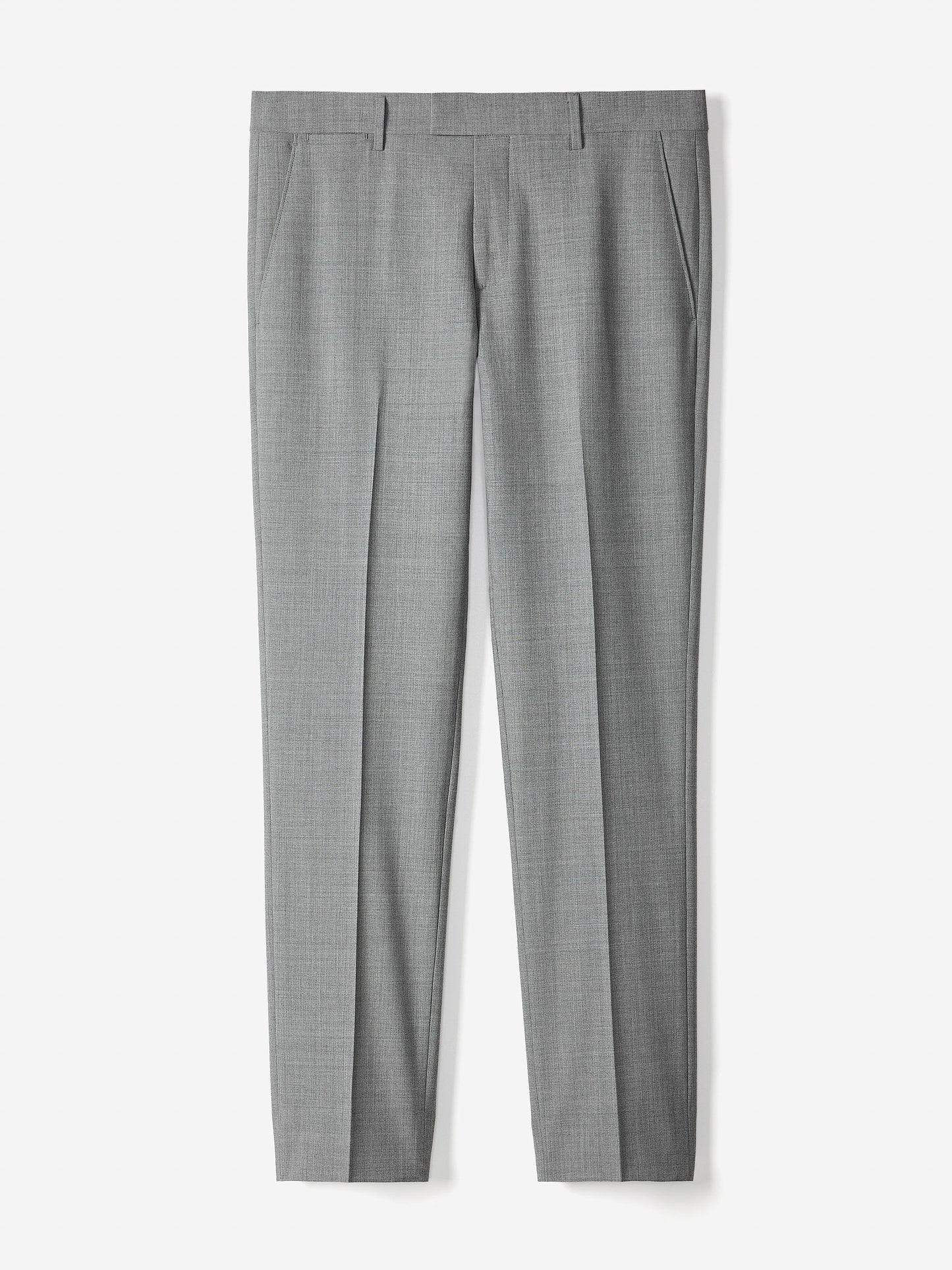 Slim Fit Wool Blend Mens Woven Pant