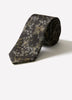 Skinny Tie with Foliage Pattern