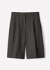 Long Bermuda Shorts Heavy Twill Fabric