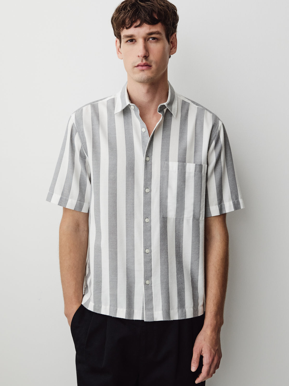 Striped Short-Sleeve Shirt