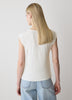 Knit Blouse Pleated Extended Sleeve