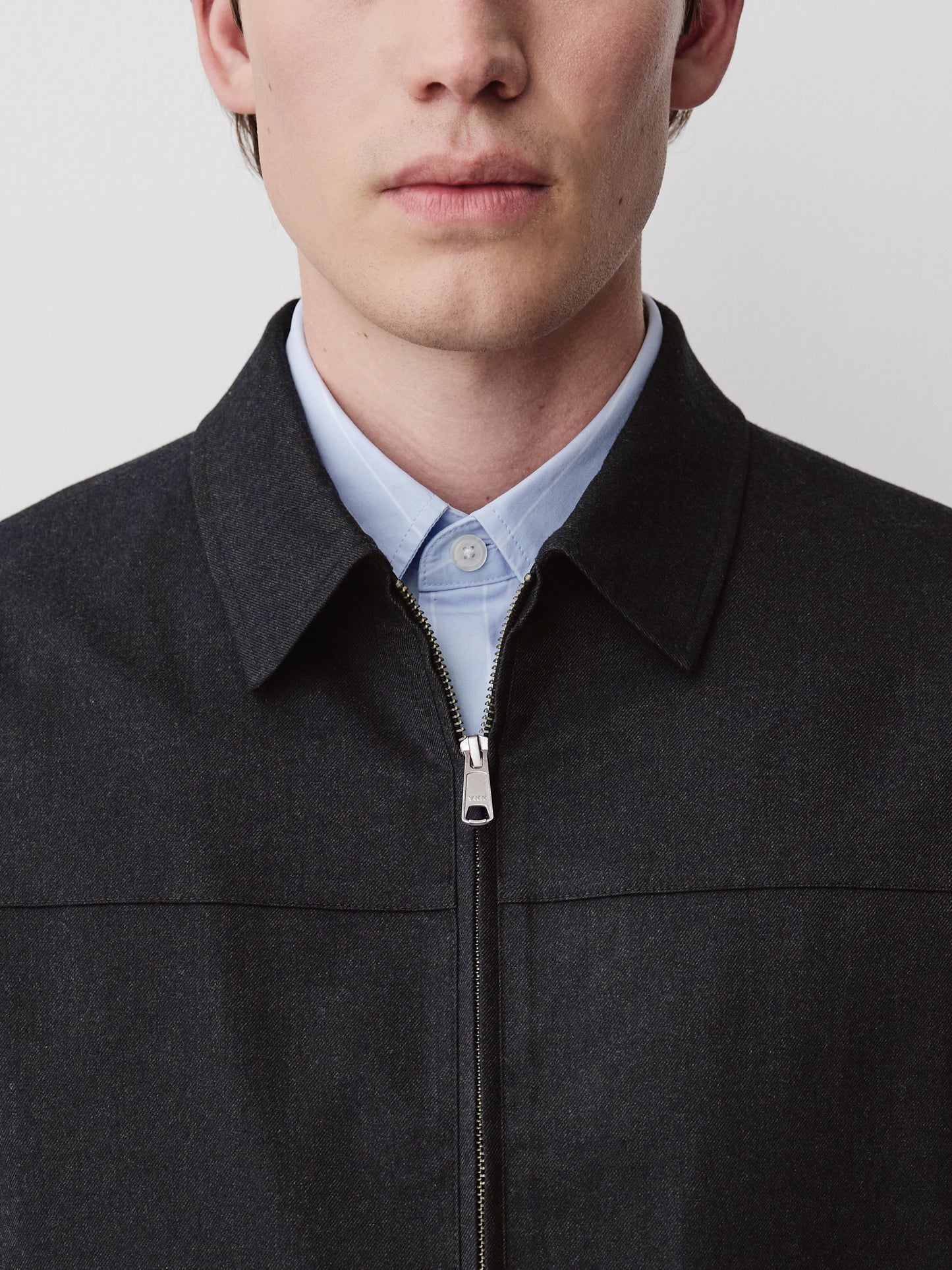 Woven Mens Jacket, Brushed Fabric, Milkman Style