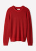Knit Crewneck Sweater Cotton Cashmere Blend