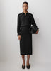 Woven Pencil Skirt High Density Cotton Blend