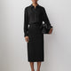 Woven Pencil Skirt High Density Cotton Blend