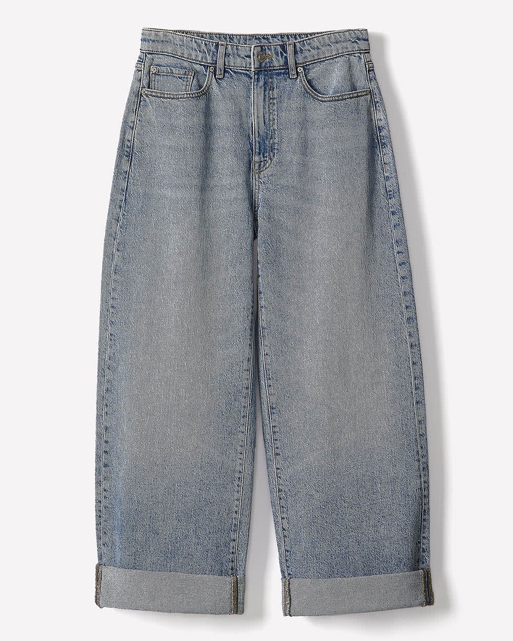 Slouchy Mid-Rise Jeans