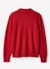 Lambswool Long-Sleeve Polo Sweater