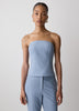 Woven Stretch Fitted Sleeveless Top