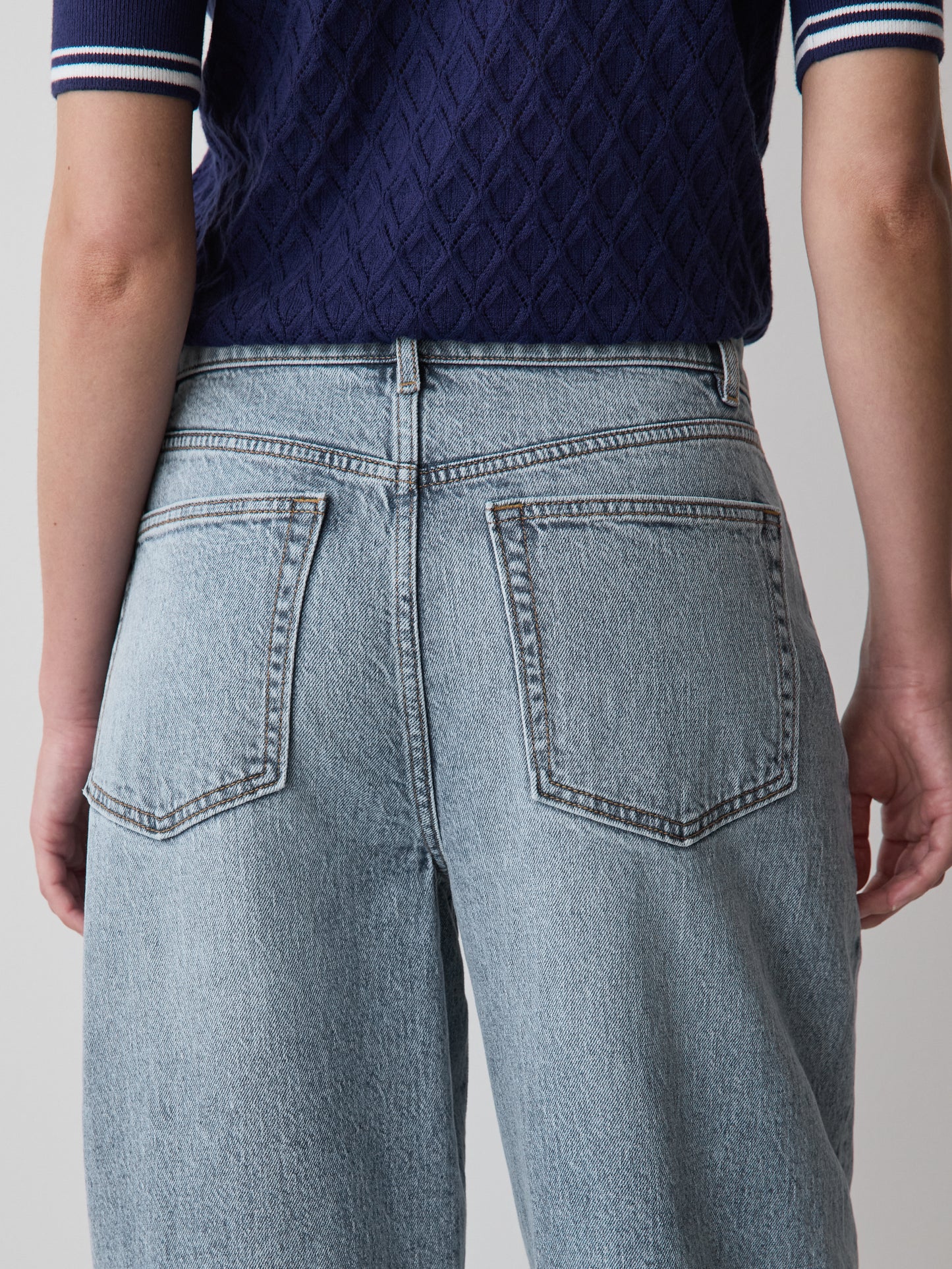 Slouchy Mid-Rise Jeans