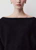 Off Shoulder Knit Sweater 100% Merino Wool