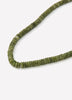 Beaded Metal Imitation Necklace With Semi-Precious Stones