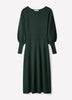 Long-Batwing-Sleeve Midi Sweater Dress
