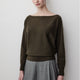 Off Shoulder Knit Sweater 100% Merino Wool