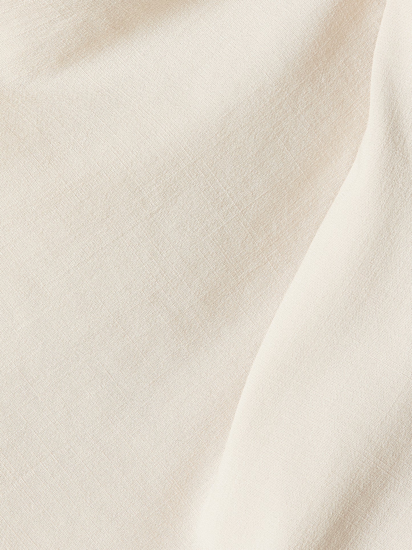 Woven Linen Blend Blouse with Shoulder Twist