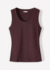 Scoop-Neck Ribbed Tank