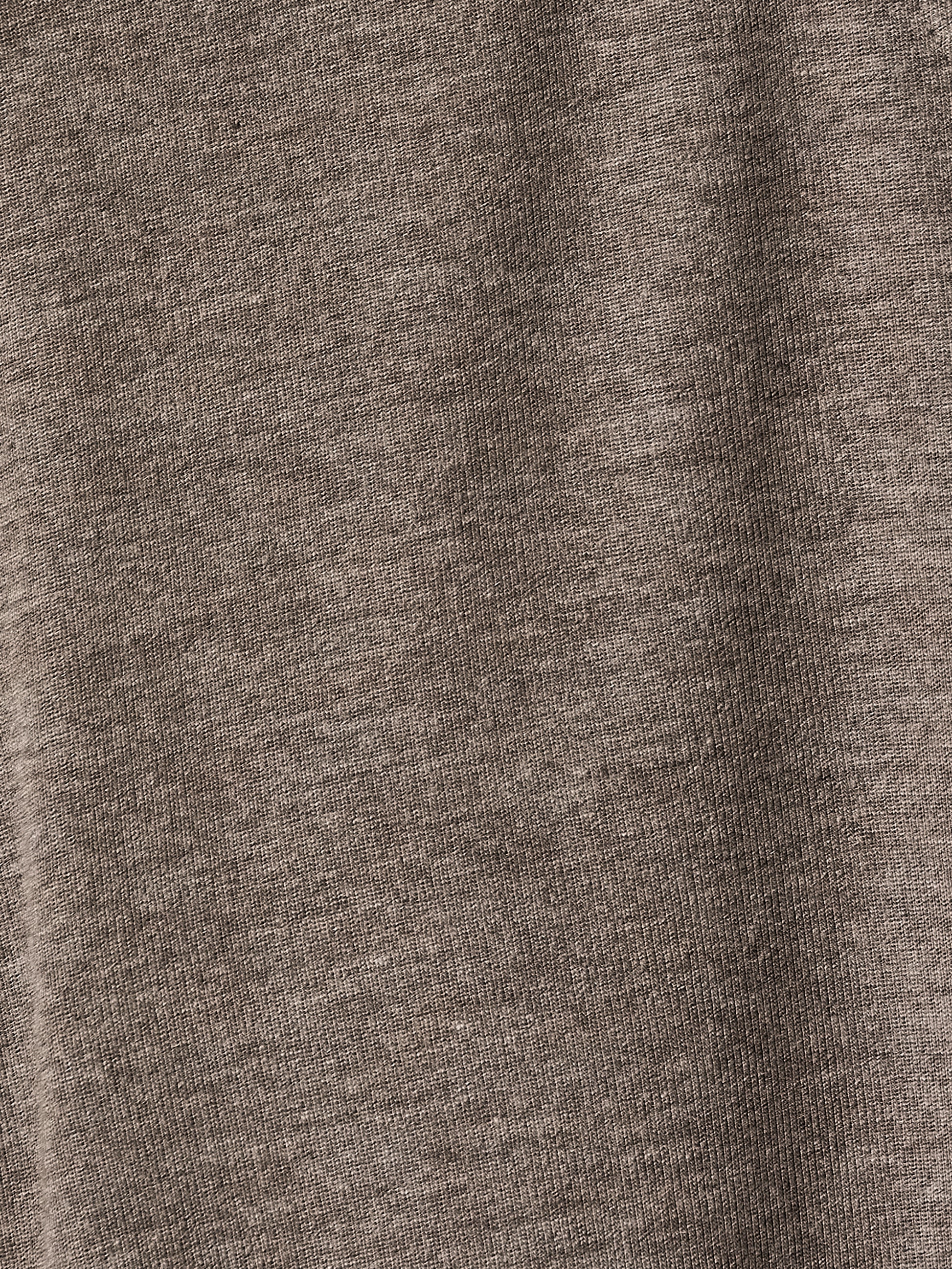 Knit Pullover V-Neck Tee Silk Blend
