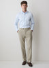 Slim-Fit White Dress Shirt