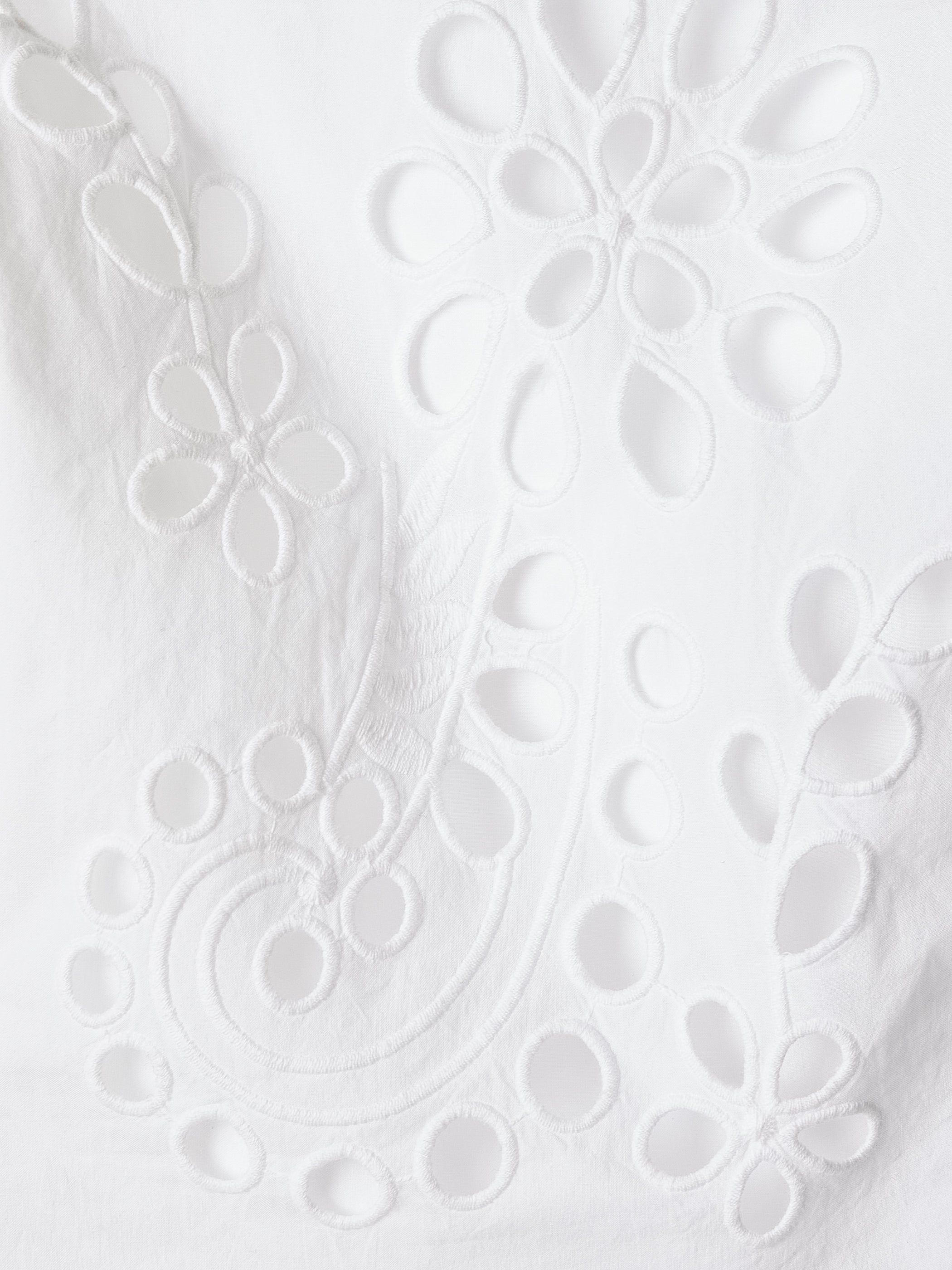 Woven Cotton Peplum Top