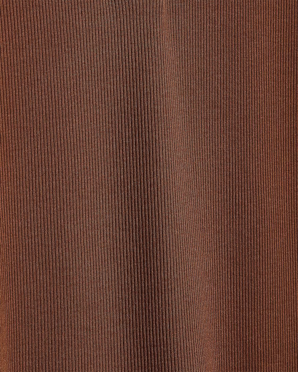 Haut Côtelé à Col Henley et Manches Courtes