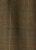 Wool Blend Check Overshirt Tailored Collar