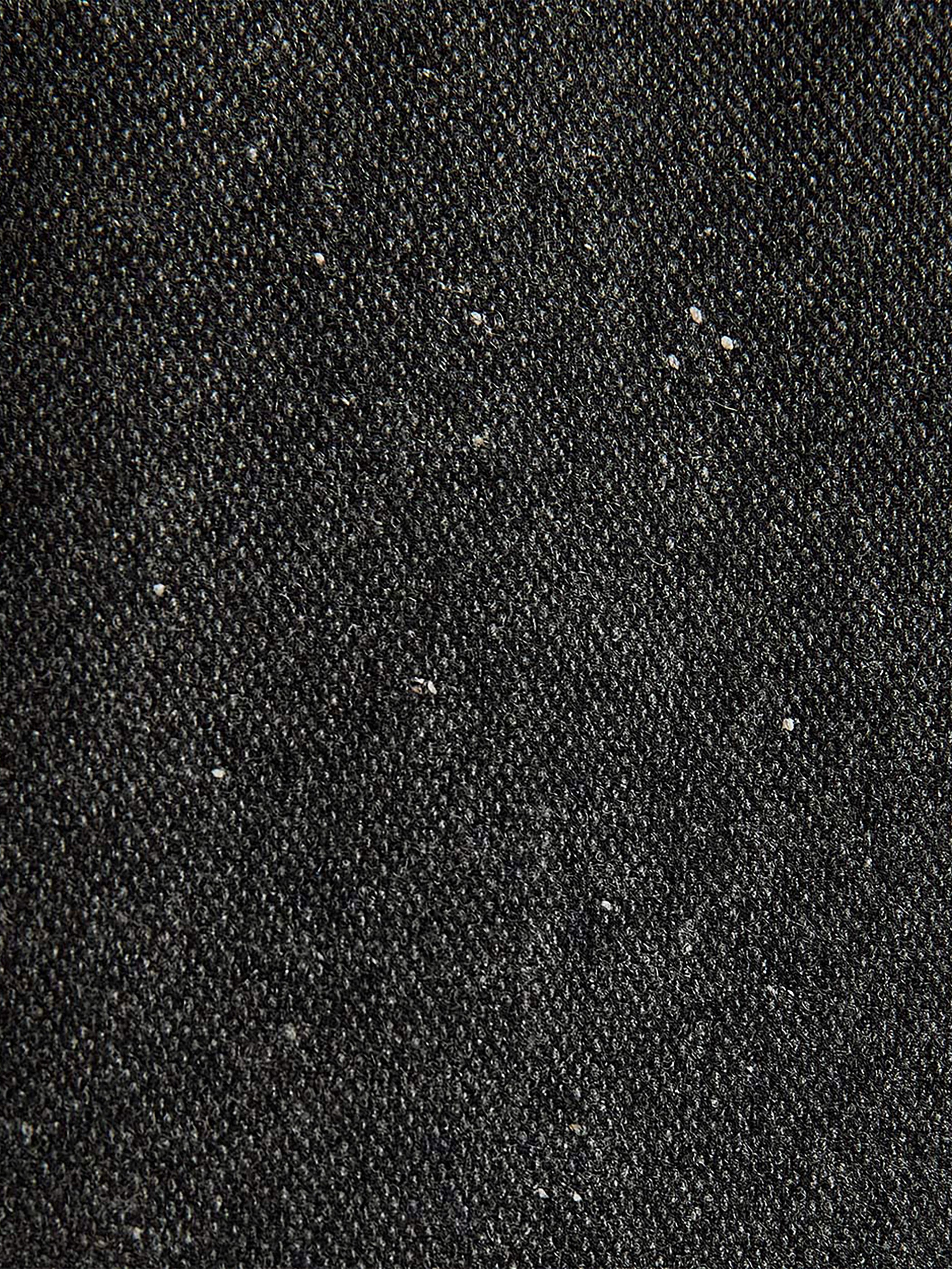 Pleated Tapered-Leg Tweed Suit Pant