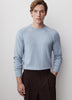 Men's Knit Crewneck Sweater Cotton Blend