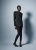 Relaxed-Fit Collarless Blazer