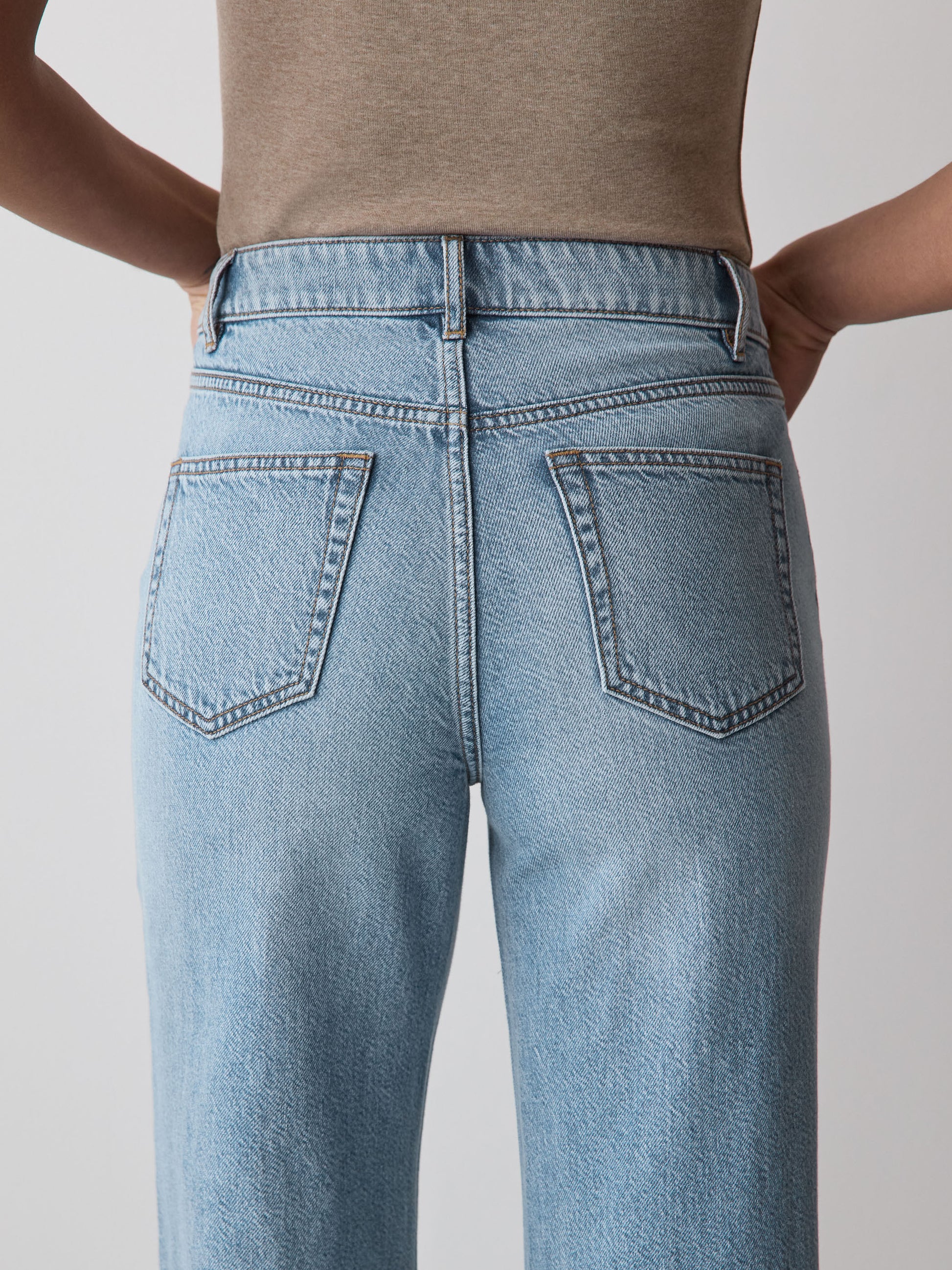 High-Rise Wide-Leg Jeans