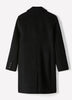Classic Wool-Blend Three-Button Coat