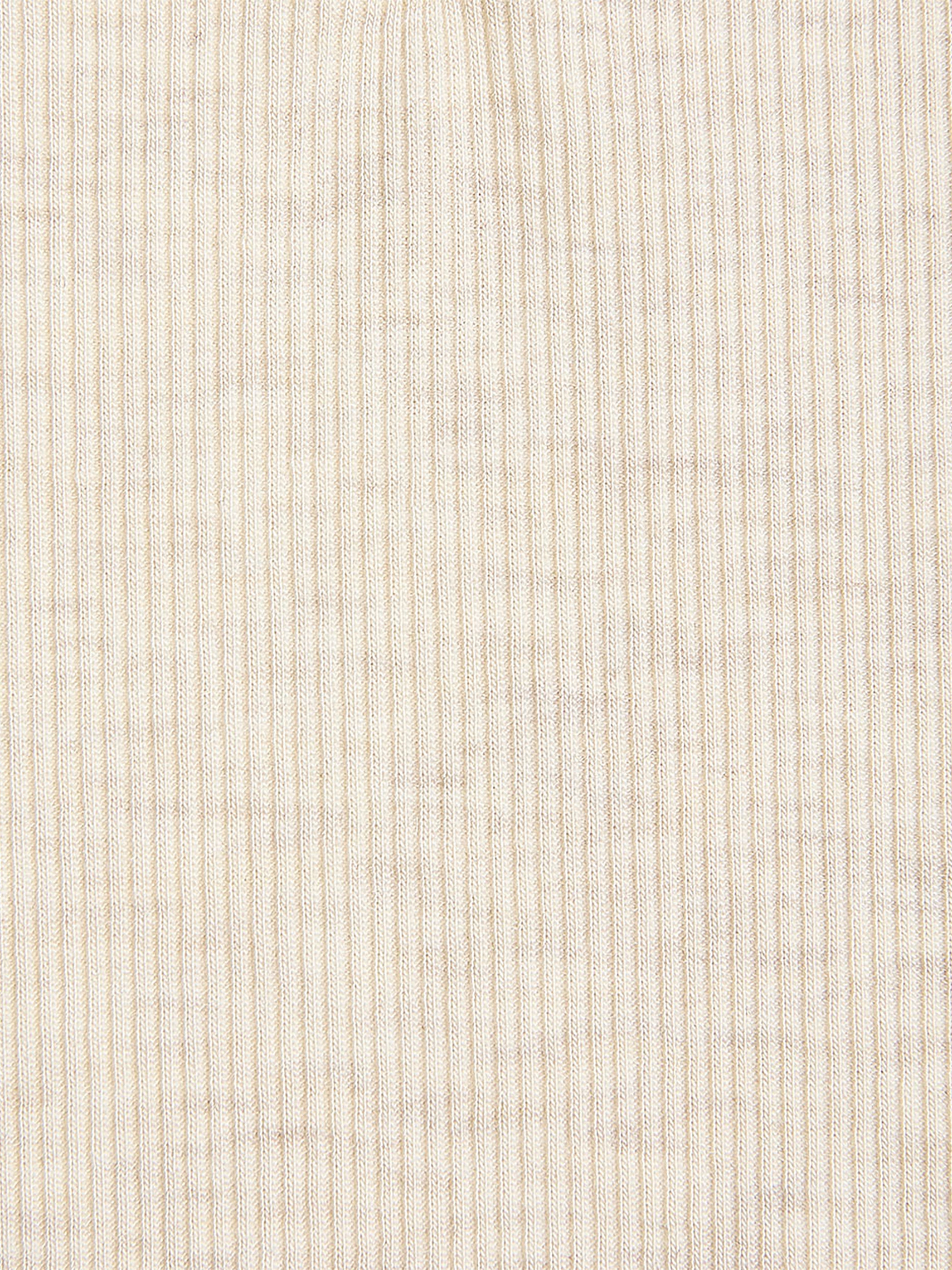 Long-Sleeve Scoop-Neck Ribbed Top