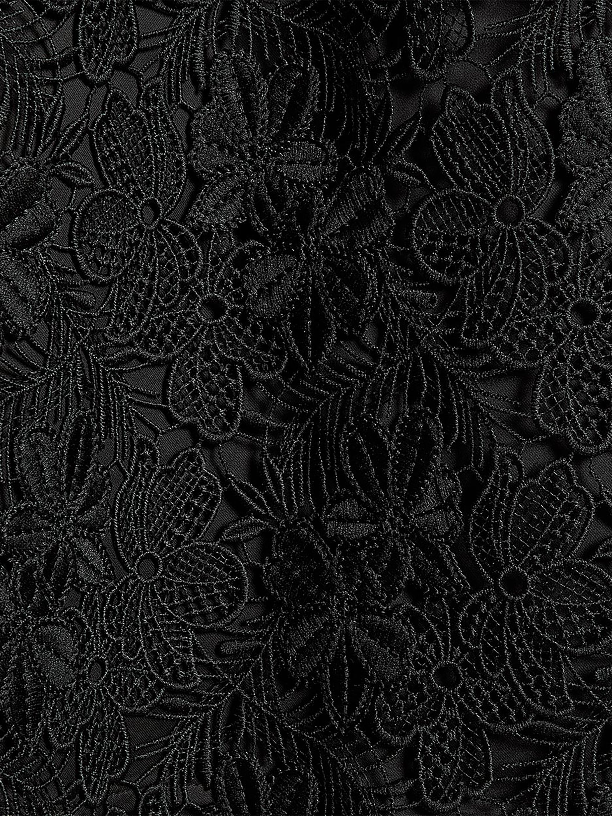 3D Lace Sleeveless Mini Dress