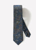 Skinny Tie with Foliage Pattern