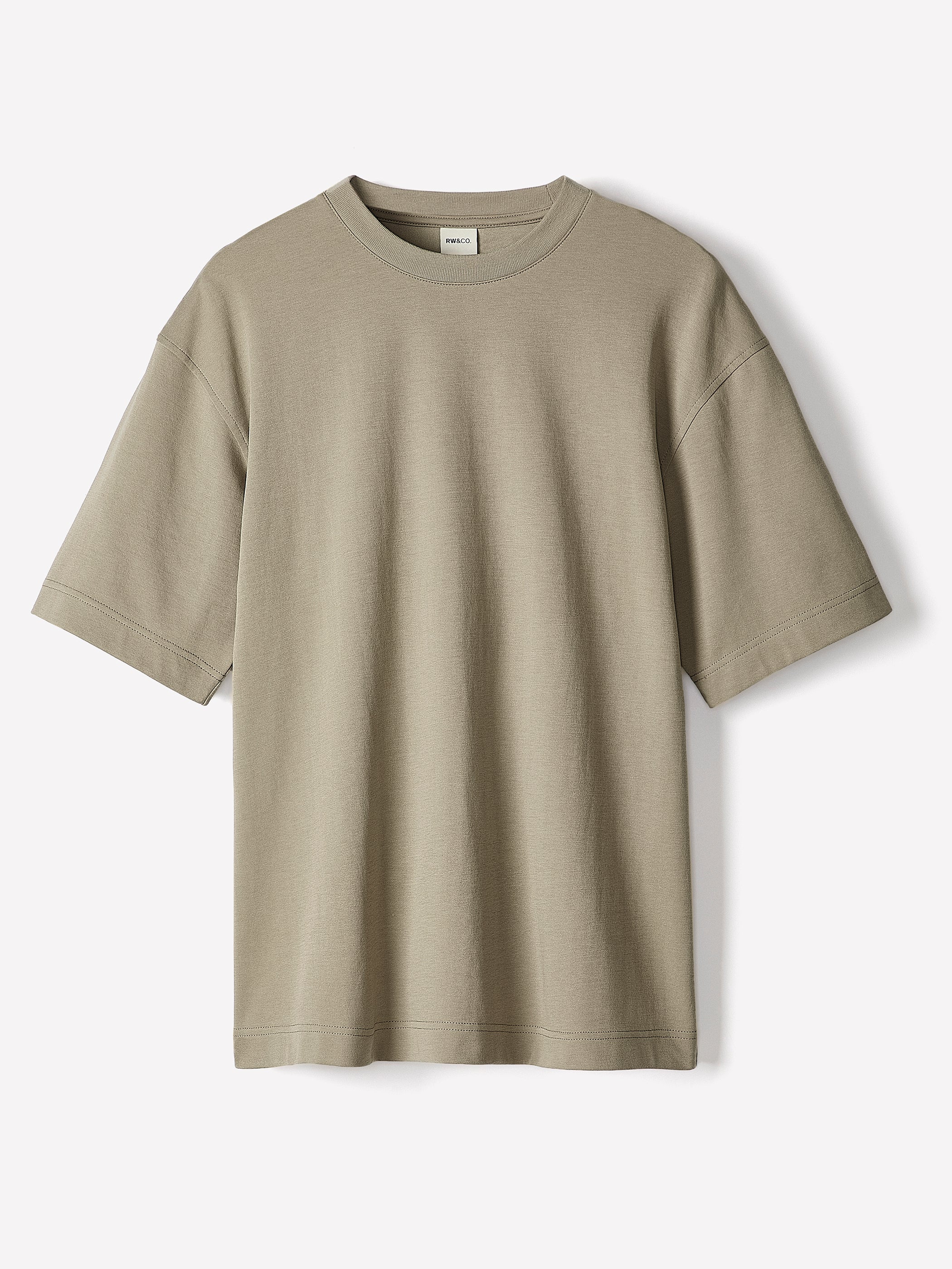 Oversized Short-Sleeve Crew-Neck Tee