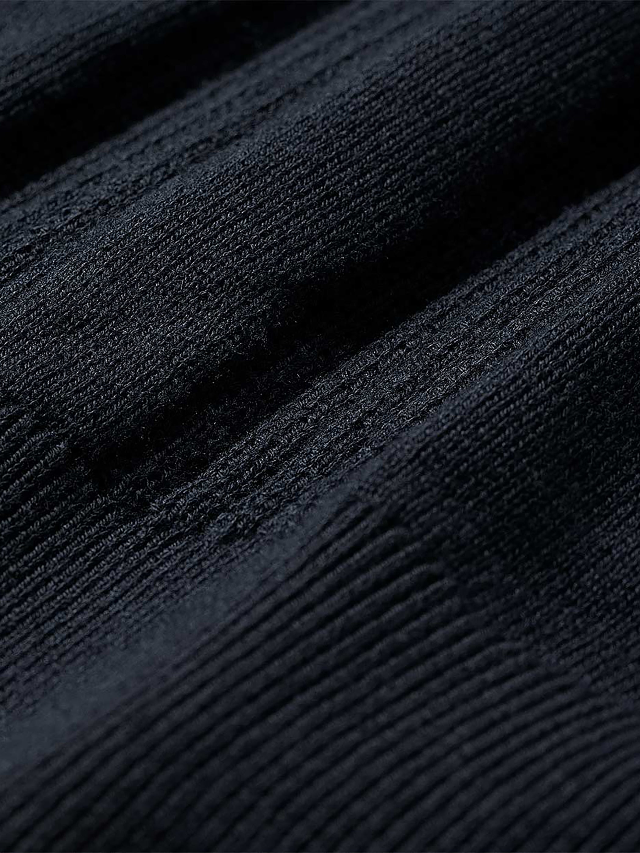 Short-Sleeve Cotton Polo with Vertical Stitches