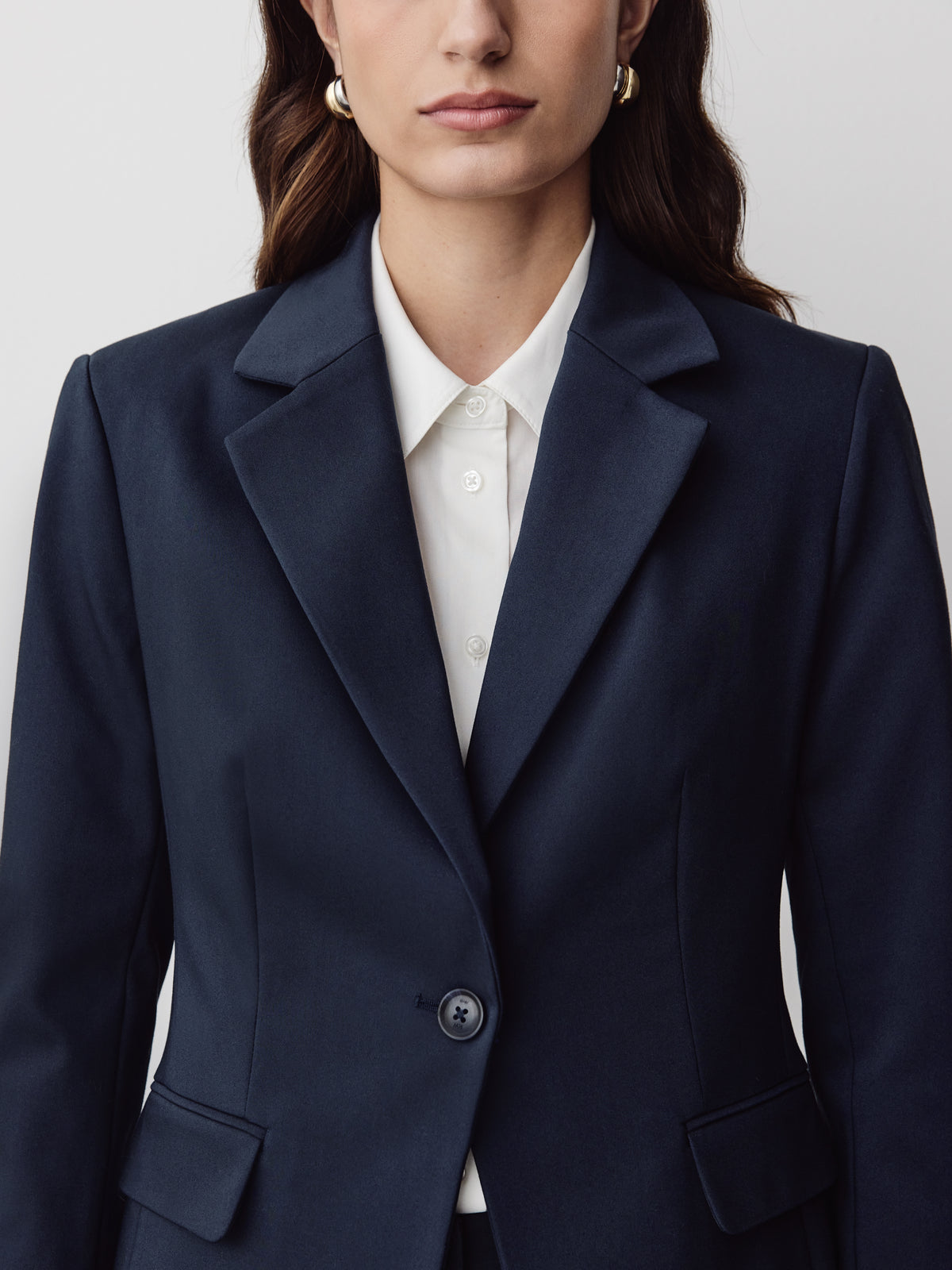 Limitless One-Button Fitted Blazer