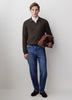 Men's Knit Cotton Blend Sweater