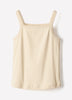 Knit Tank Top Squared Neck Organic Cotton