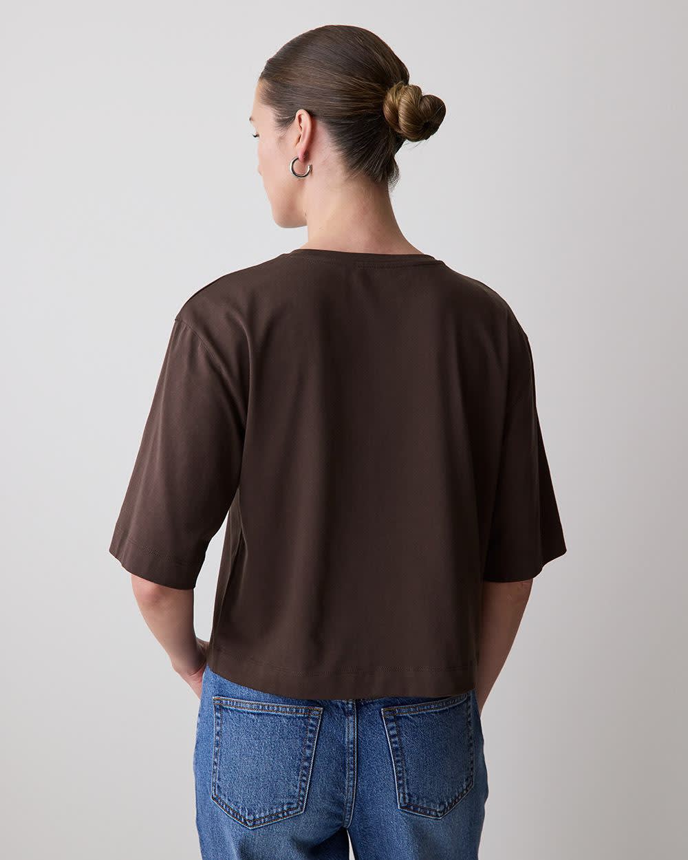 T-Shirt Ample en Coton Supima