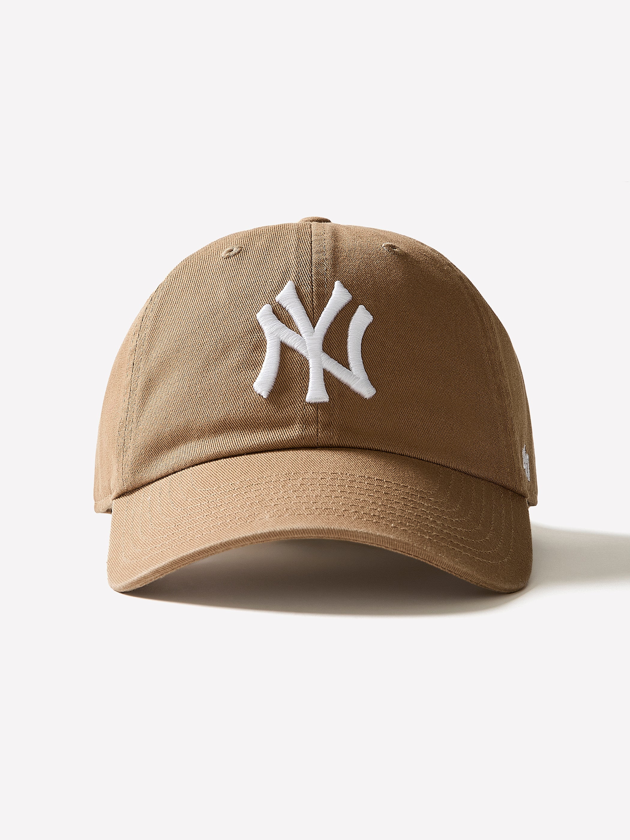 Dark Beige Classic '47 Clean Up Cap - NY Yankees