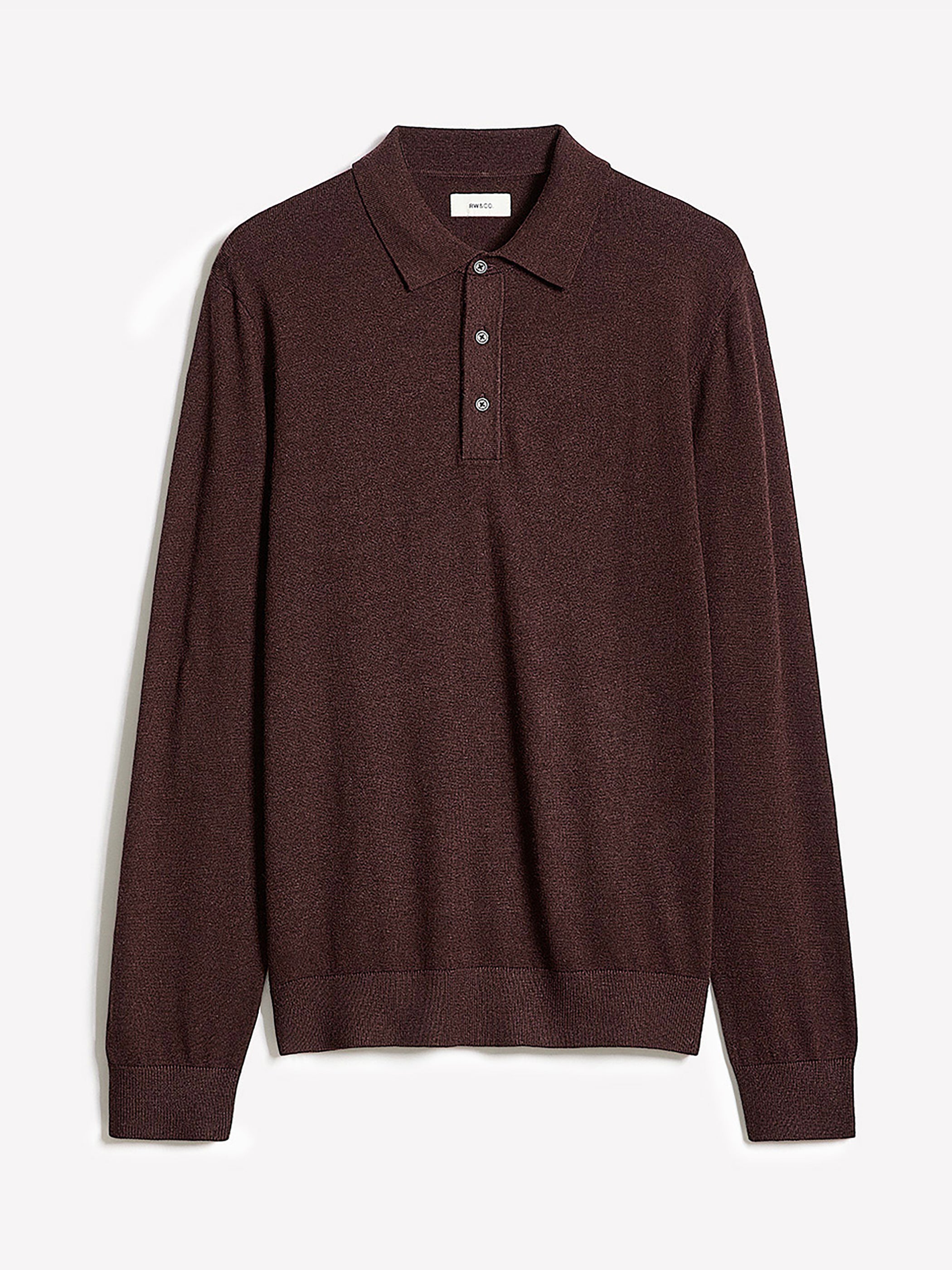 Pull Polo à Manches Longues