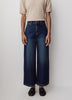 High-Rise Wide-Leg Cropped Jeans