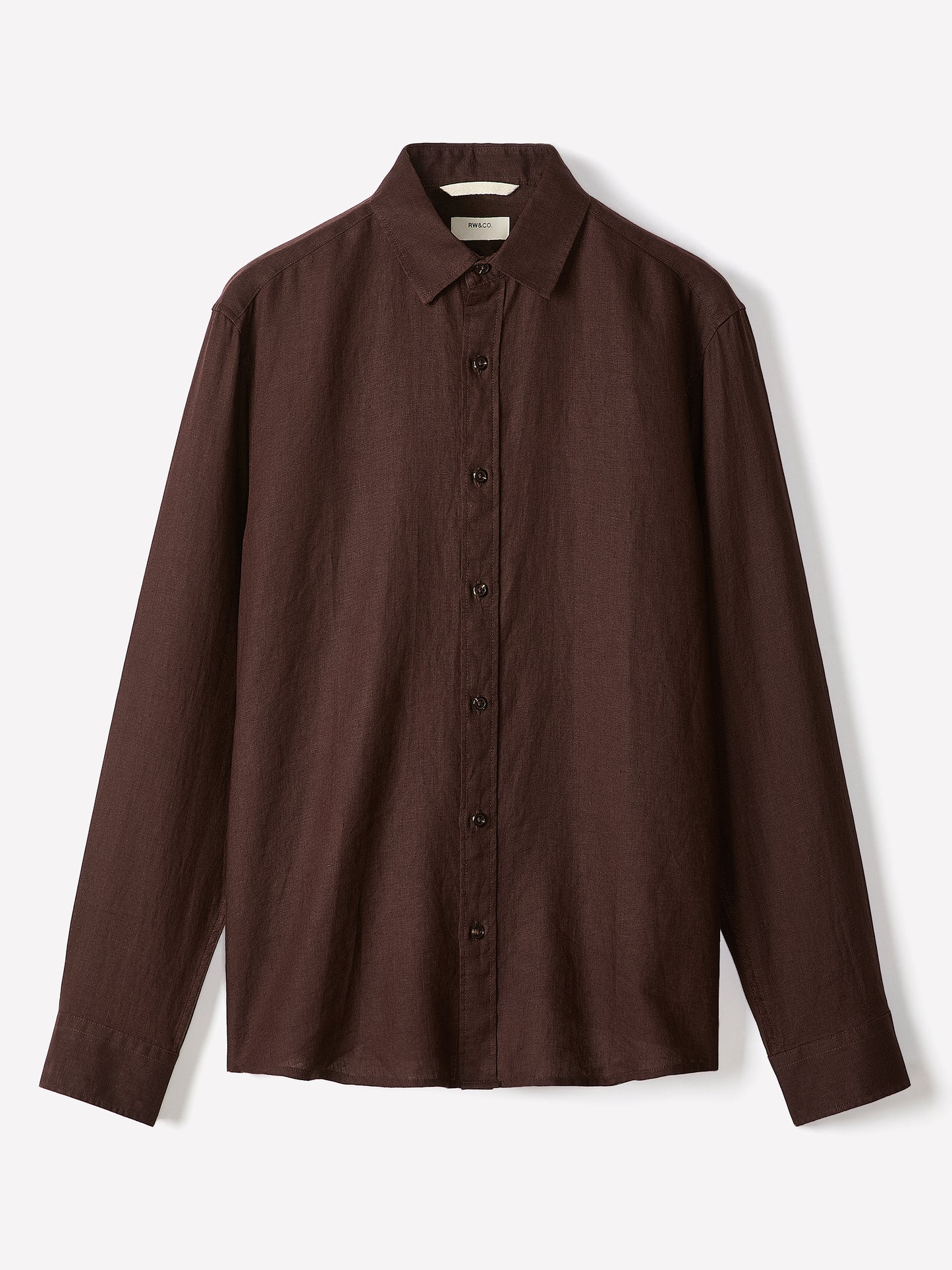 Long-Sleeve Linen Shirt