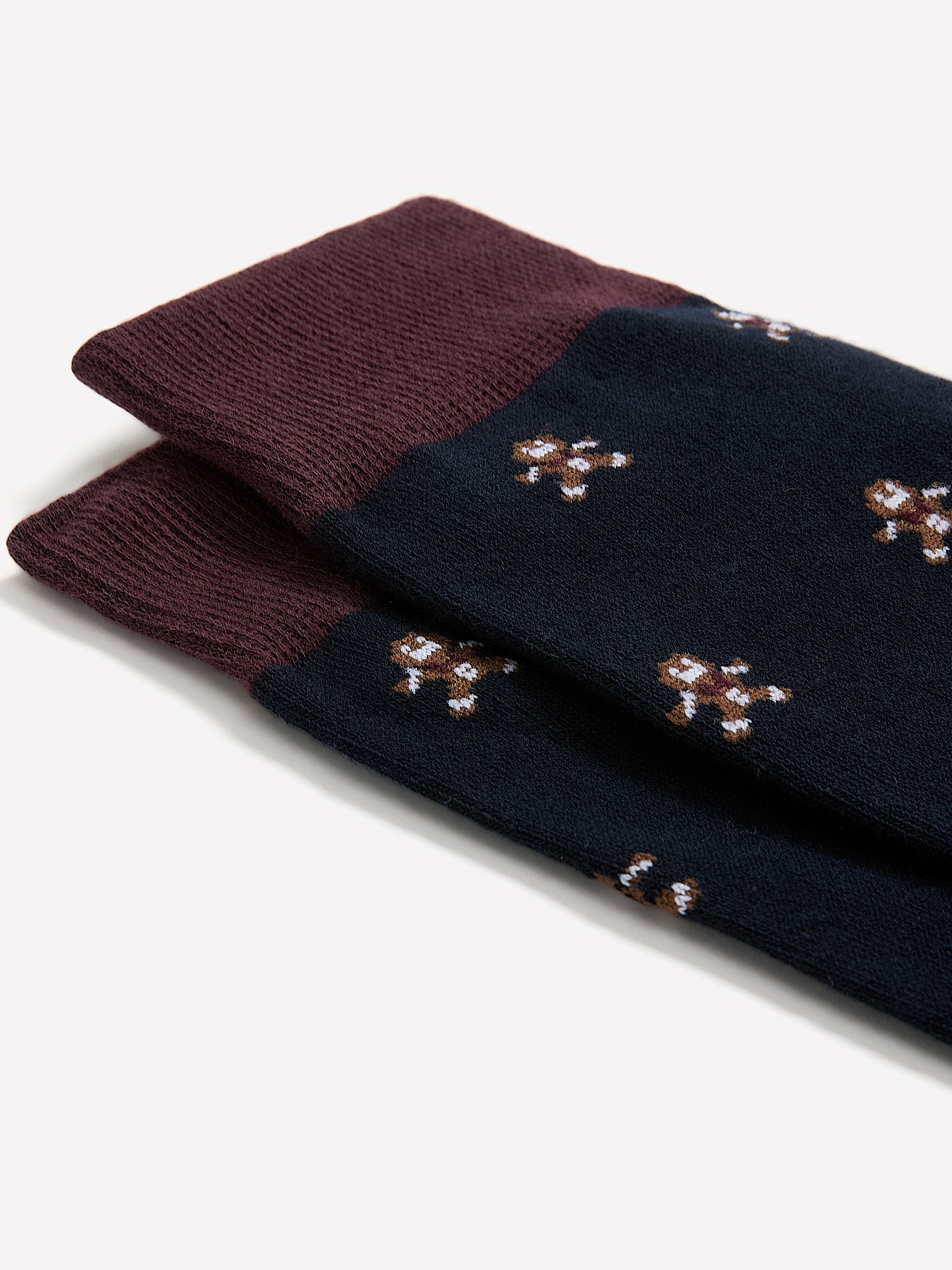 Gingerbread Cookie Socks