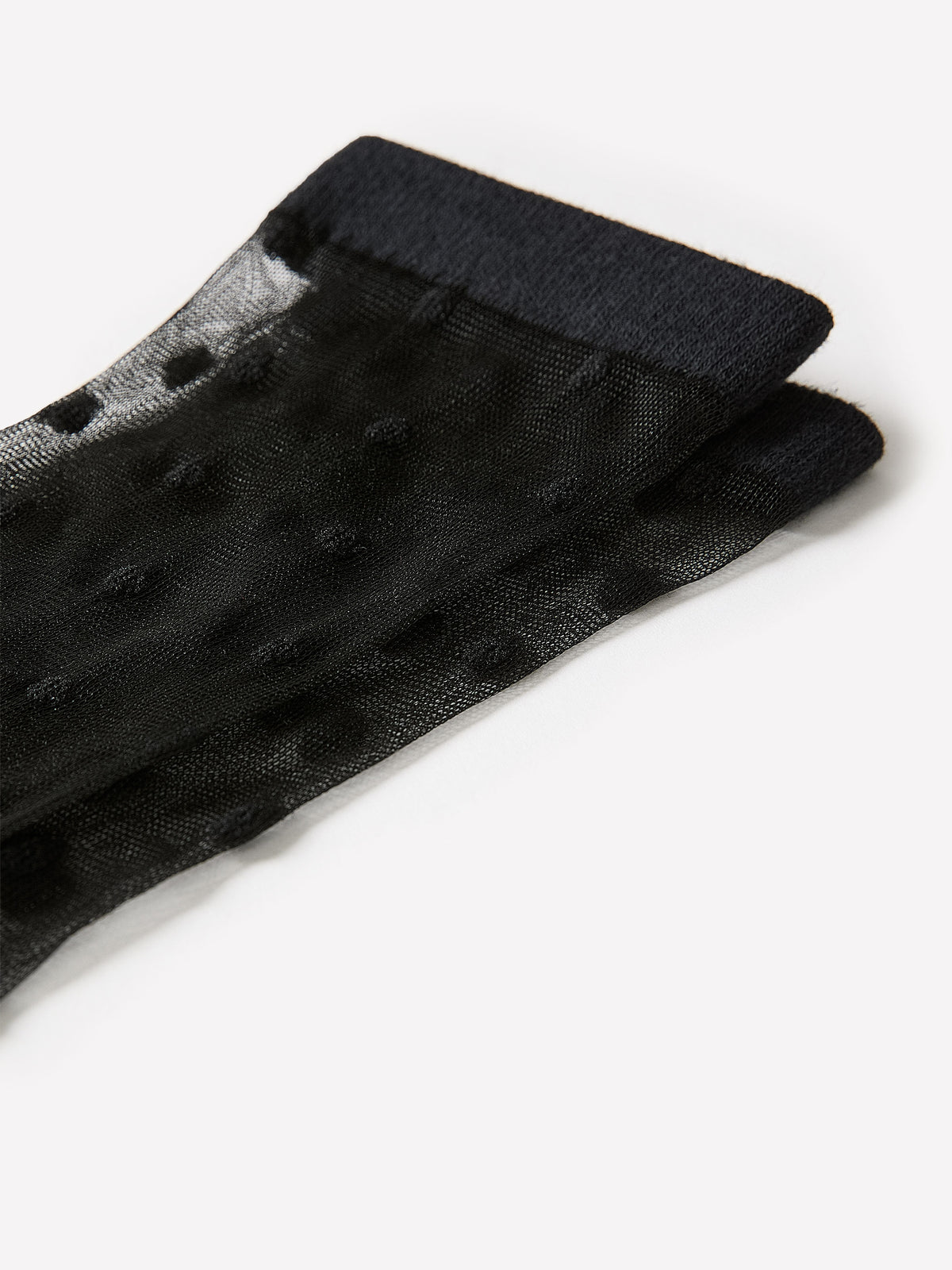 Crew Socks Sheer Knit Blend