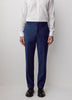 Blue Tailored-Fit Wool Suit Pant