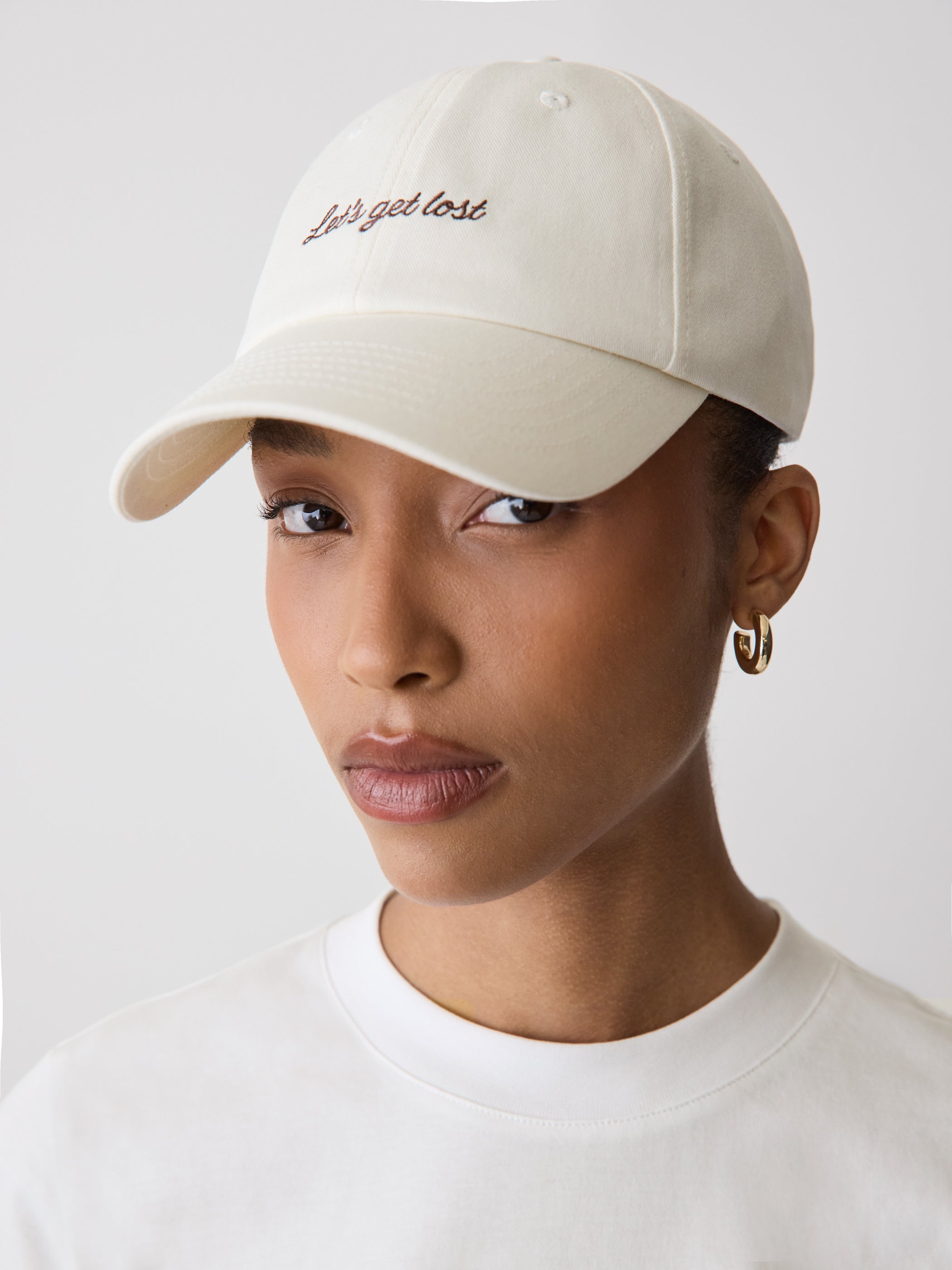 Embroidered Cotton Cap