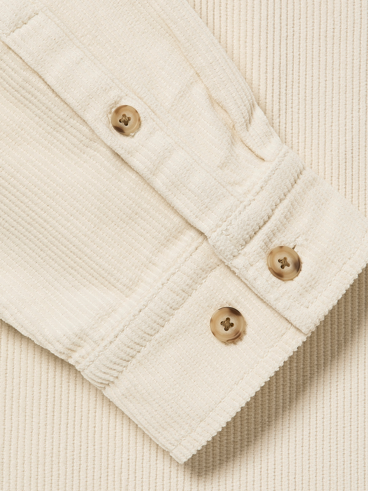Woven Cotton Tailored Collar Overshirt