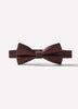 Woven Silk Bow Tie Burgundy